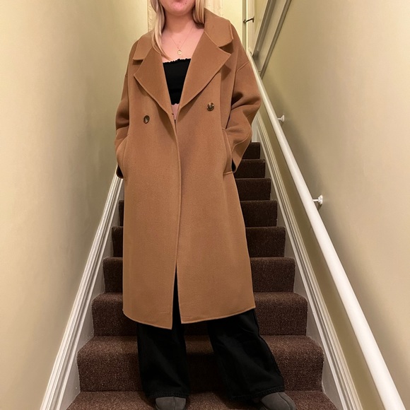 The Curated London Camel Coat Size M - Picture 1 of 8